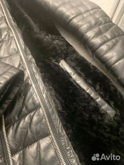 Дубленка кожаная женская