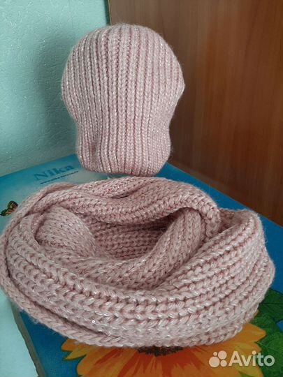 Комплект зимний (Шапка и снуд)