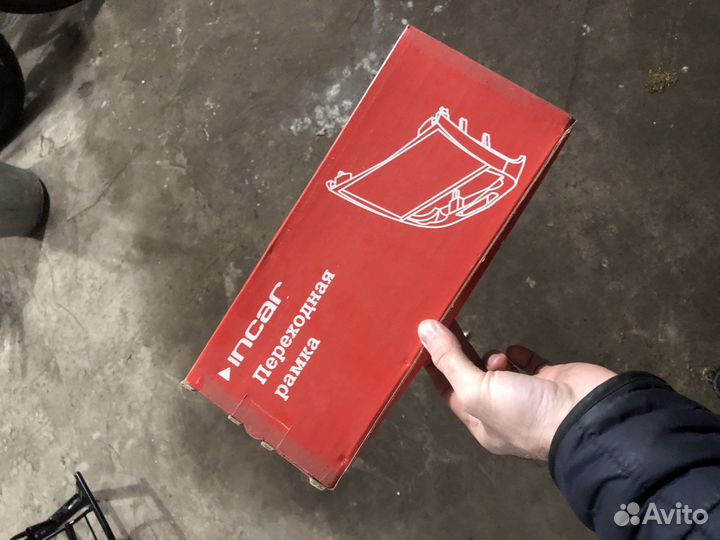 Переходная рамка шкода Фабия 2 DIN