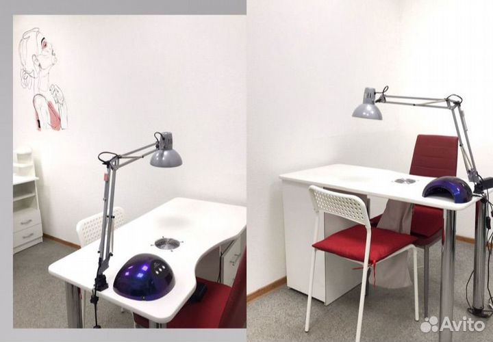 Маникюрный стол с вытяжкой