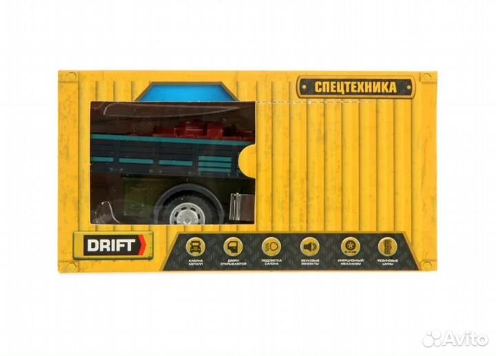 Машина метал грузовик С кирпичами 119945