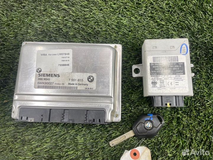 Комплект Cas Dme ключ Bmw X5 E53 M54B30 2005