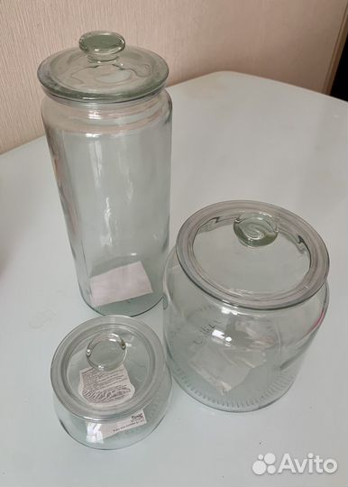 Набор стеклянных банок IKEA