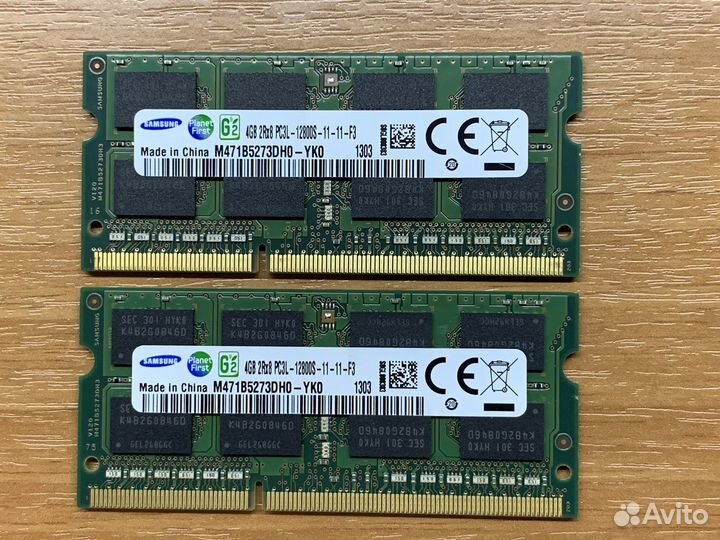 Память для ноутбука 4Gb DDR3L 1600MHz Samsung