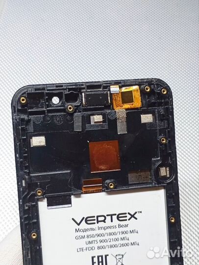 Vertex Impress Bear. Дисплей в рамке. Оригинал