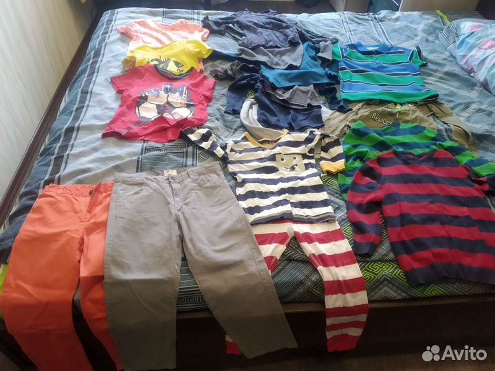 Детские вещи пакетом на мальчика 6-7 лет