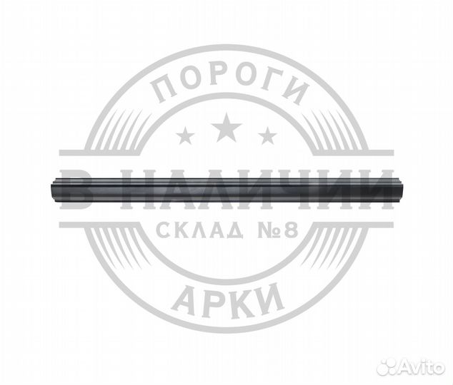 Порог Audi 80 B4 левый