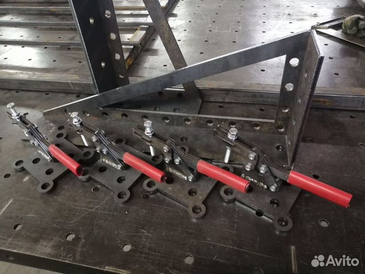 Оснастка для сварочных сборочных столов 3д