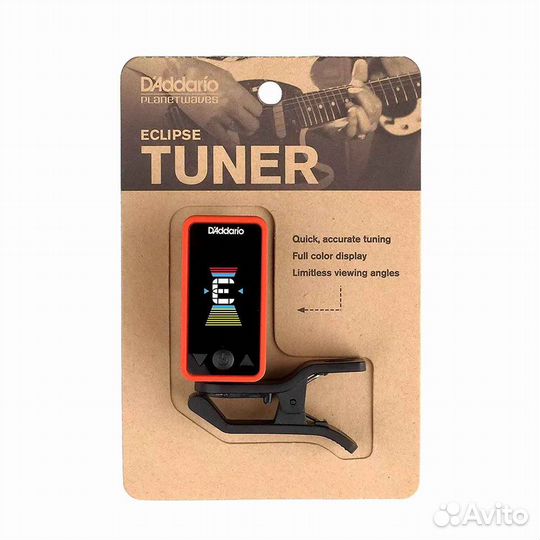 Тюнер Planet Waves Eclipse PW-CT-17RD, красный