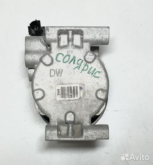 Компрессор кондиционера Hyundai Solaris 2 2018 г