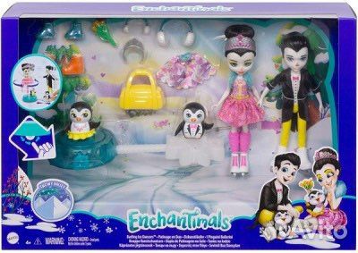 Enchantimals фигурное катание пингвинов