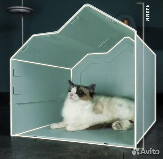 Туалет домик для кошек новый