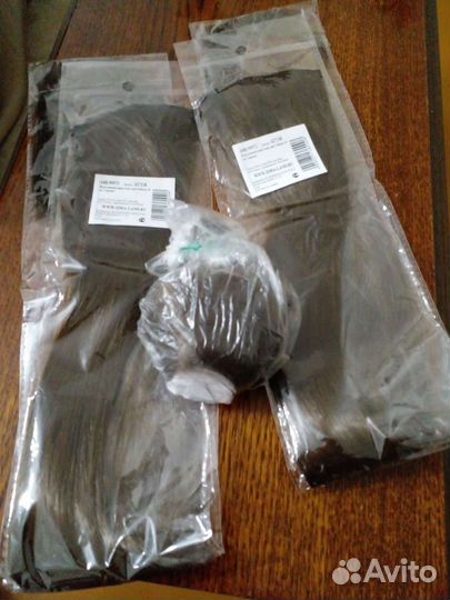 Искусственная прядь волос, цвет Шатен