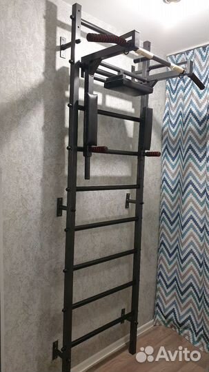 Шведская стенка с турником и брусьями (3 в 1)