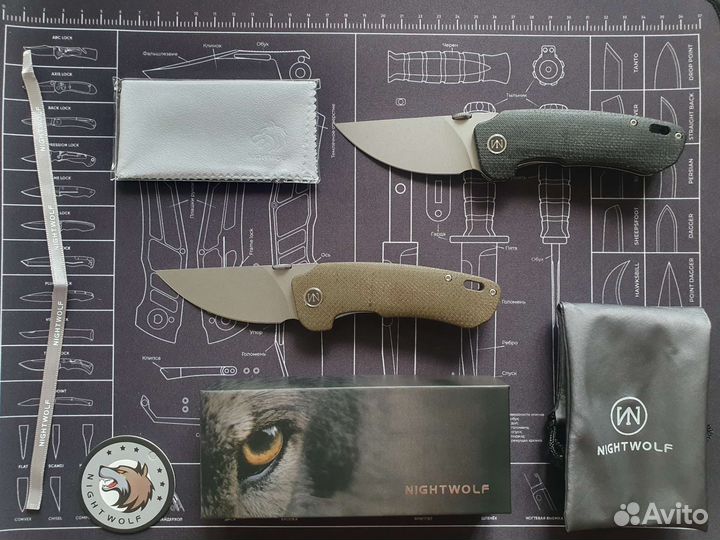 Складной нож Nightwolf N04