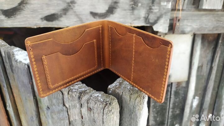 Кожаное портмоне