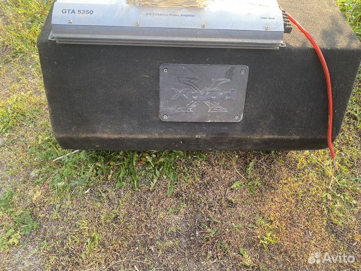 Сабвуфер, усилитель и накопитель комплект