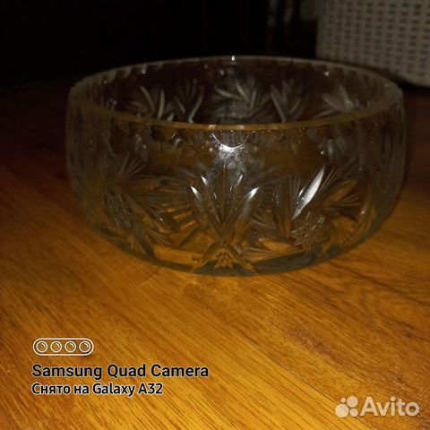 Хрустальные вазы салатники