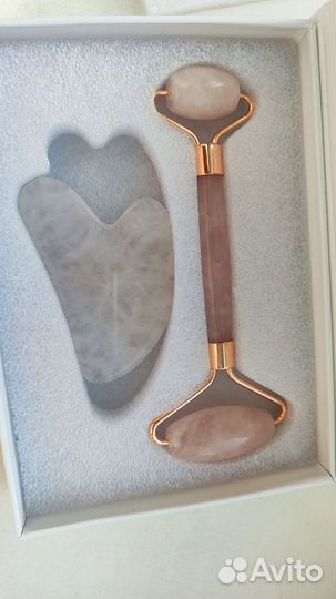 Роллер массажер скребок гуаша для лица