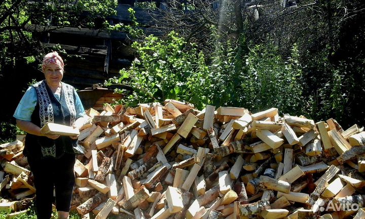 Дрова колотые,береза
