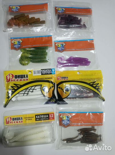 Силиконовые приманки на судака, щуку