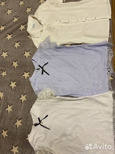 Блузка школьная девочка 134-140