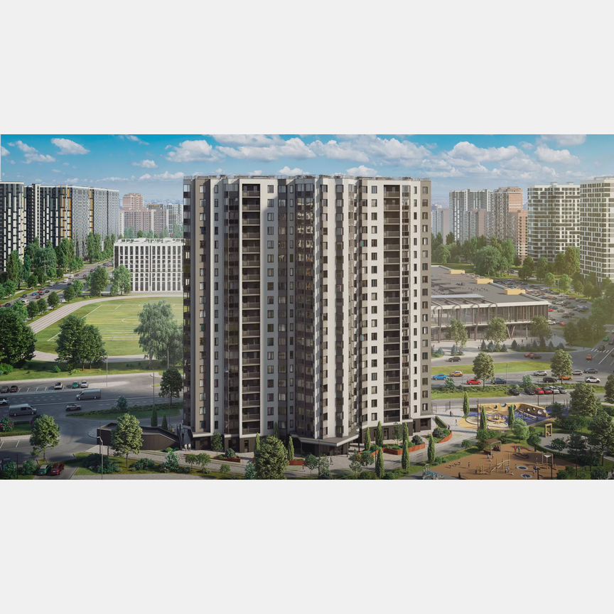 2-к. квартира, 50,9 м², 19/19 эт.