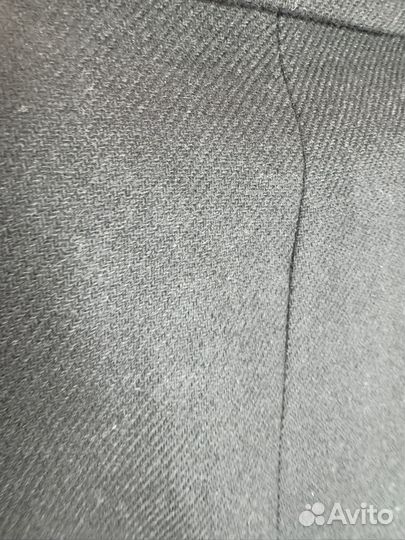 Пальто Zara с отделкой под норку М M 46