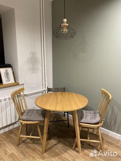 Раздвижной стол круглый