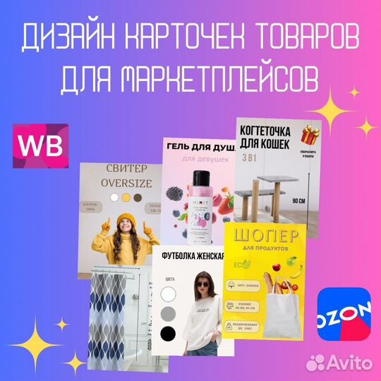 Инфографика для маркетплейсов wb ozon
