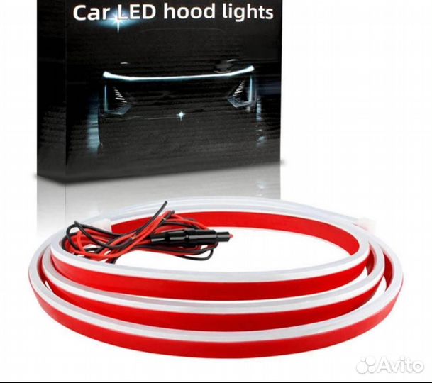 LED лента под капот