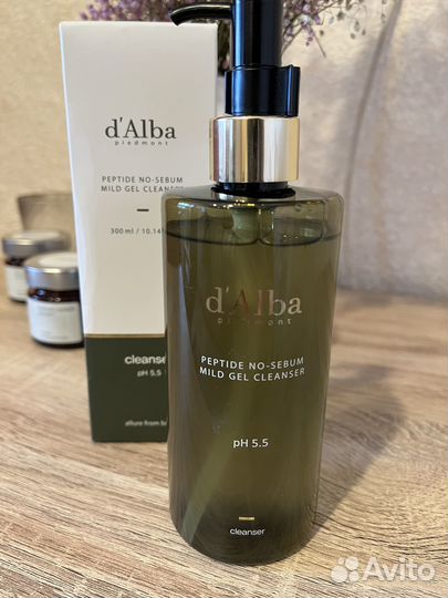 Мягкий очищающий Гель для умывания от d’Alba