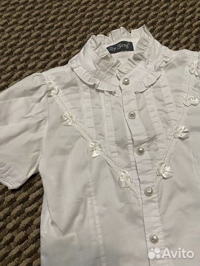 Рубашка школьная для девочки