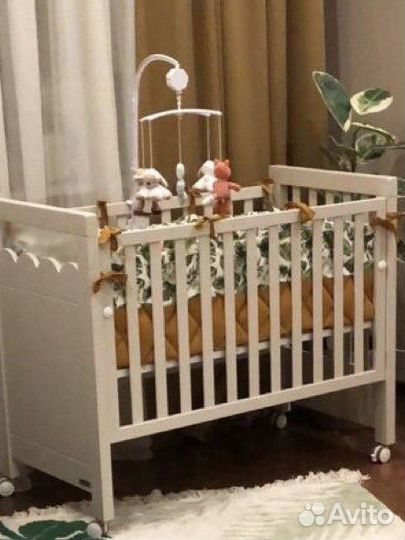 Набор: бортики с комплектом постельного белья