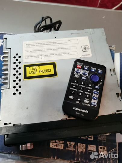 Dvd ресивер Panasonic для автомобиля