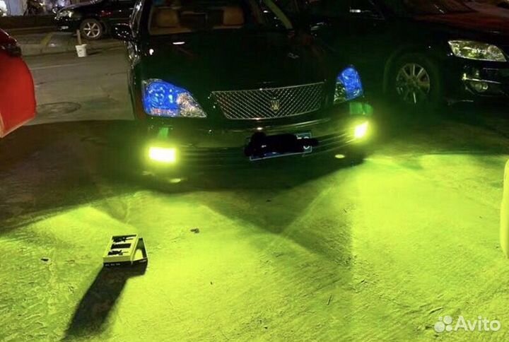 Светодиодные лампы/желтые лаймовыеН11/Hb4