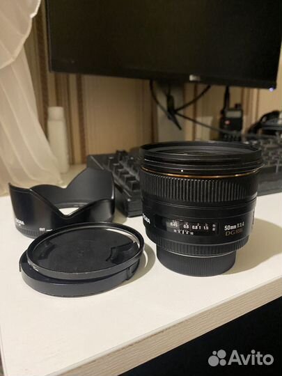 Объектив sigma 50 mm 1.4 для nikon