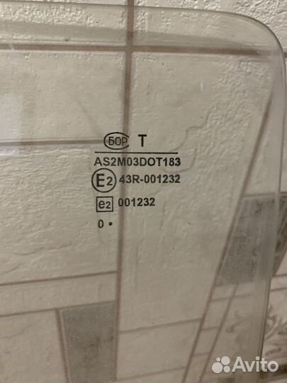 Водительское стекло на ваз