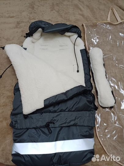 Зимний конверт в коляску