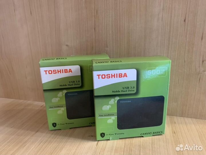 Внешний жесткий диск Toshiba canvio basics 500 gb