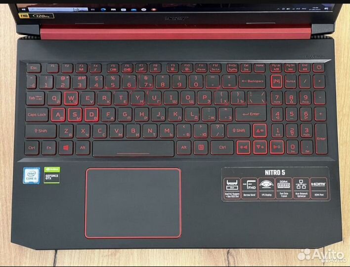 Игровой Nitro 5 i5-9300H/ 120Hz/ GTX 1650/ 16OZU