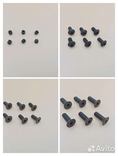 Винты, саморезы,зажимы и стопоры колес,гайки