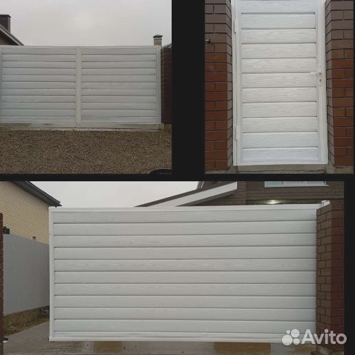 Откатные ворота под заказ 4х2м