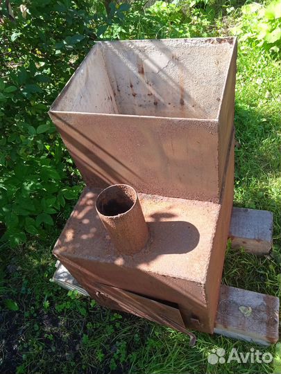 Печь банная с баком