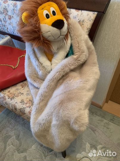 Меховой воротник-горжетка,шарф, zara