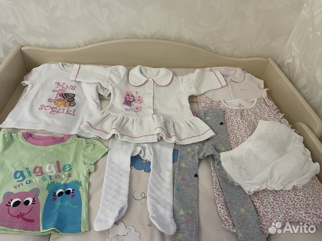 Пакет вещей для девочки 68-80
