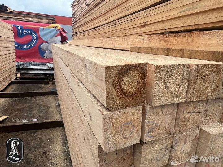 Брус обрезной. Собственное производство