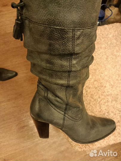 Сапоги женские натуральная кожа