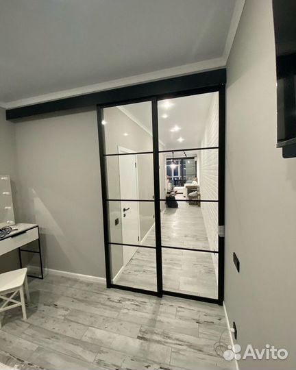 Раздвижные перегородки Loft, двери-купе