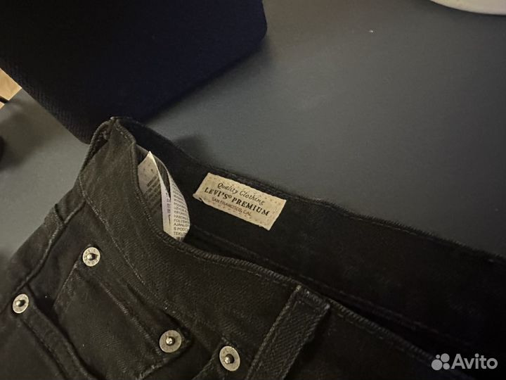 Levis 512 slim taper (черные)